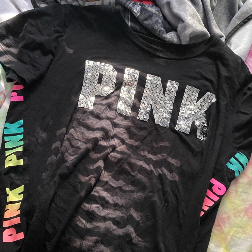Vs PINK sequin rainbow outfit